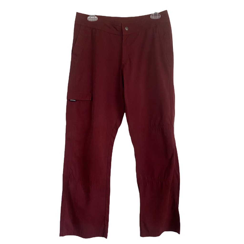 Prana Breathe Hight Rise Red Pants Size M